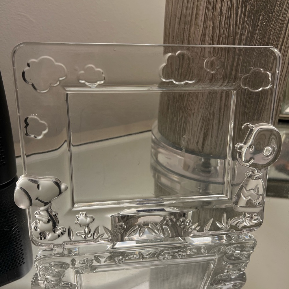 Peanuts Waterford Marquis Solid Crystal Picture Frame